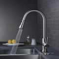 Aquacubic Single Level Stainless Steel Kitchen Sink Faucets with Pull Down Sprayer